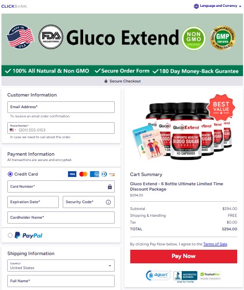 Gluco Extend buy now